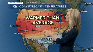 Warm weather sticks with us through the holiday weekend
