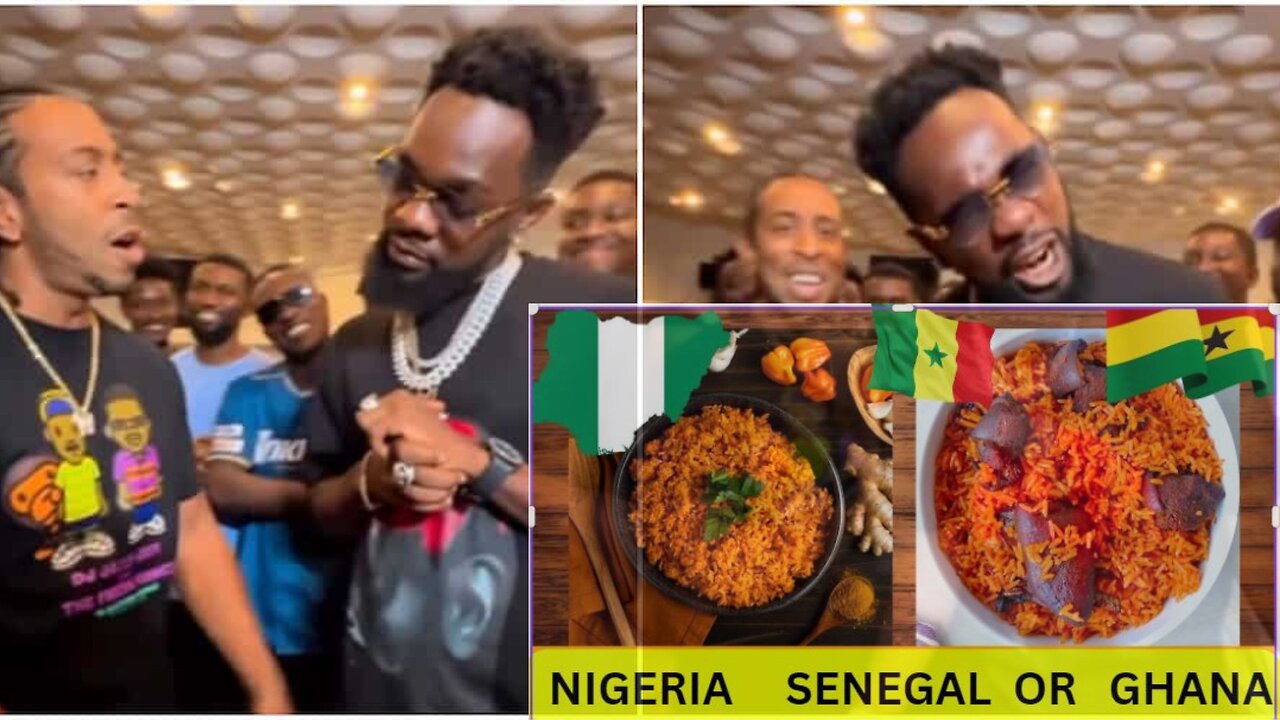 "Ludacris Patoranking Jollof Rice Debate: Who Have the Best Jollof -Nigeria, Ghana, or Senegal?"