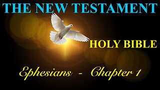 Ephesians - Chapter 1 DAILY BIBLE STUDY {Spoken Word - Text - Red Letter Edition}
