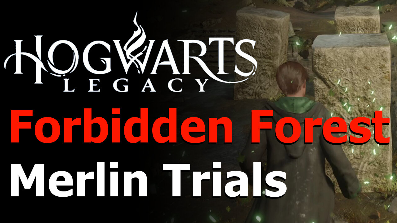 Hogwarts Legacy - All 3 Forbidden Forest Merlin Trials Guide - Merlin's Beard Achievement/Trophy