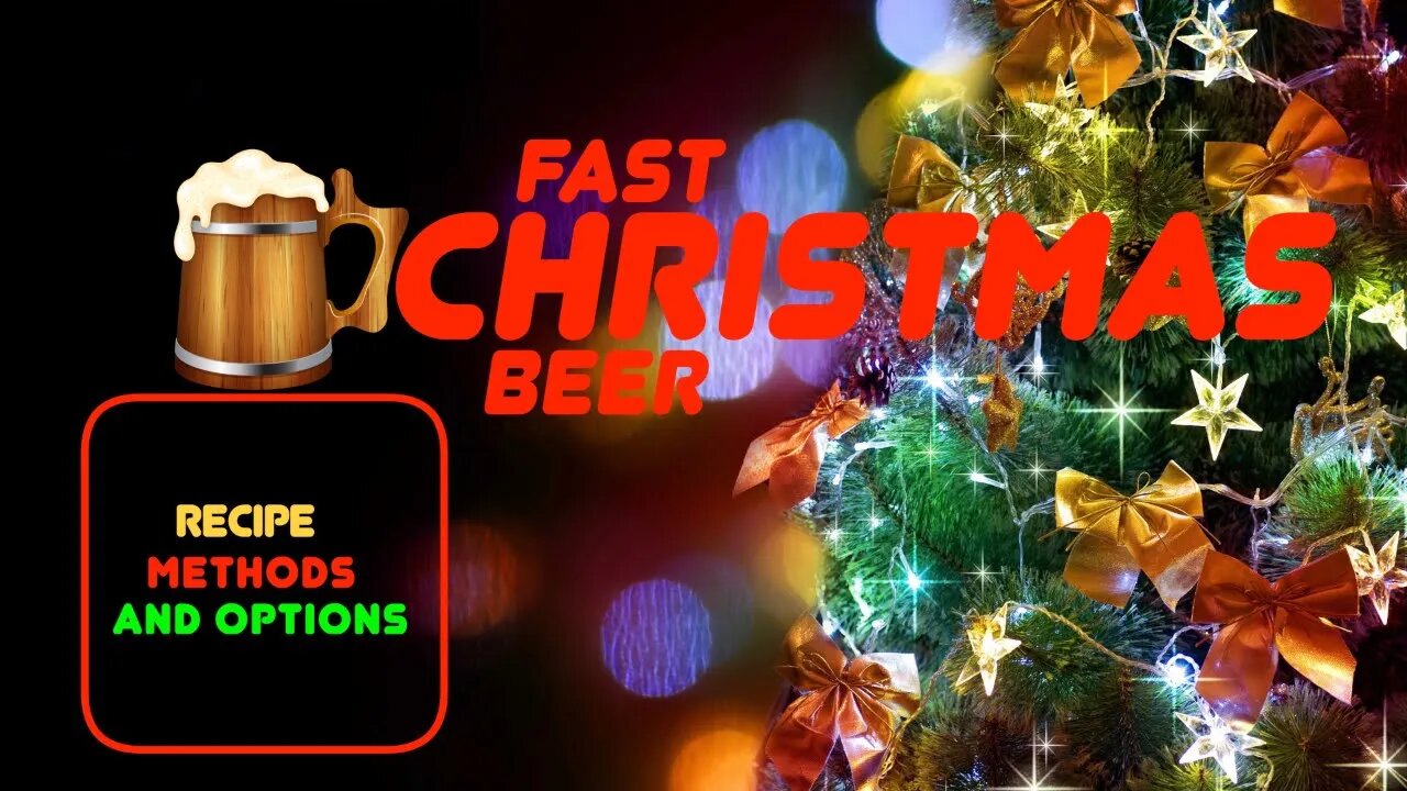 Fast Christmas Beer Recipe & Full Method