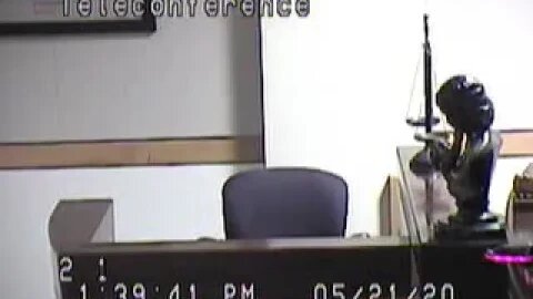 Wells teleconference before Part-time Mathew Harter Clark County Family Court Judge 5/21/20