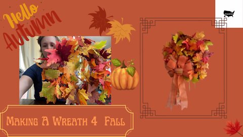 Making a FALL Wreath