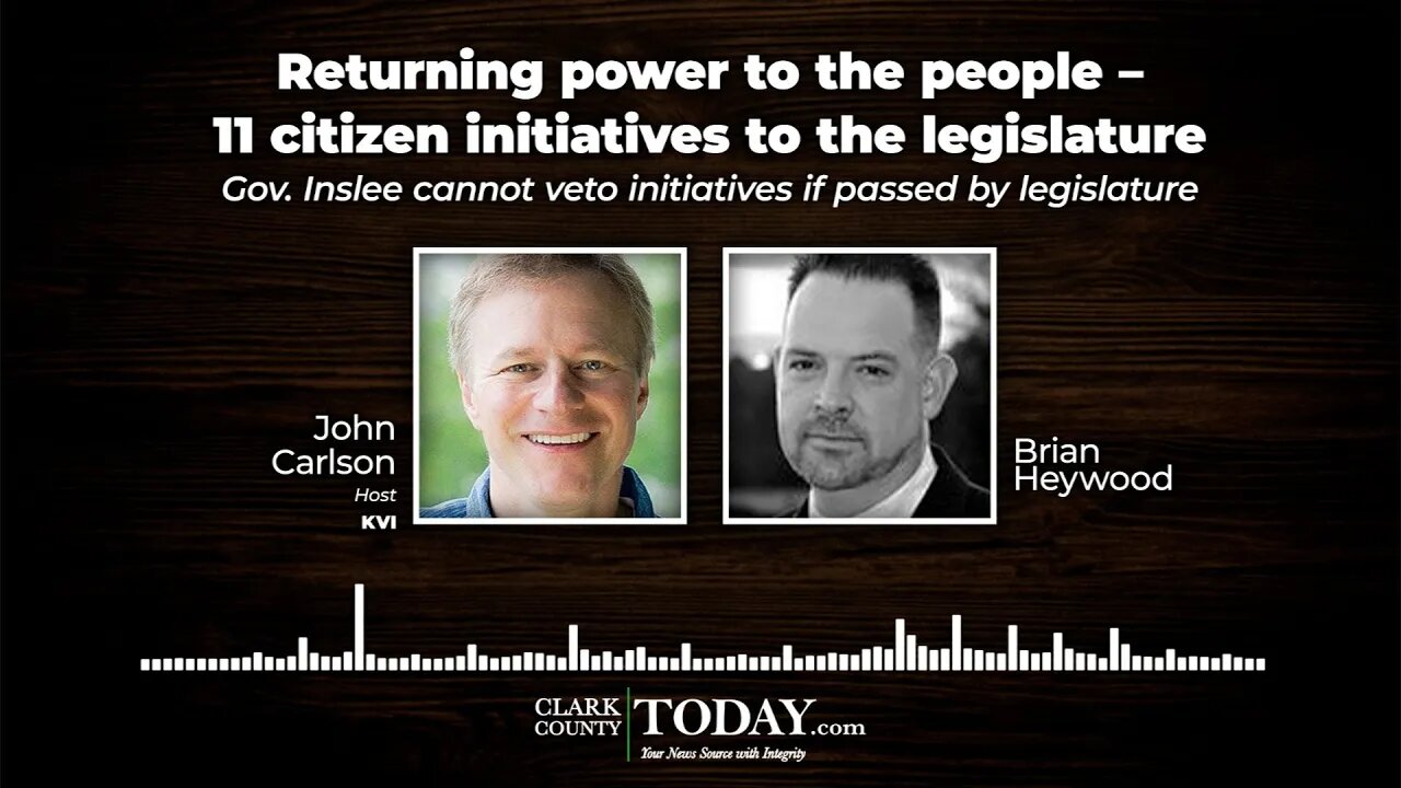 Returning power to the people – 11 citizen initiatives to the legislature