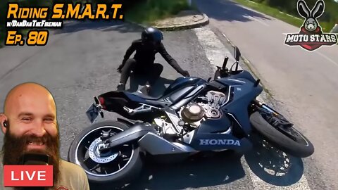 🔴LIVE: She's New / MotoStars Crash Reviews / Riding S.M.A.R.T. 80