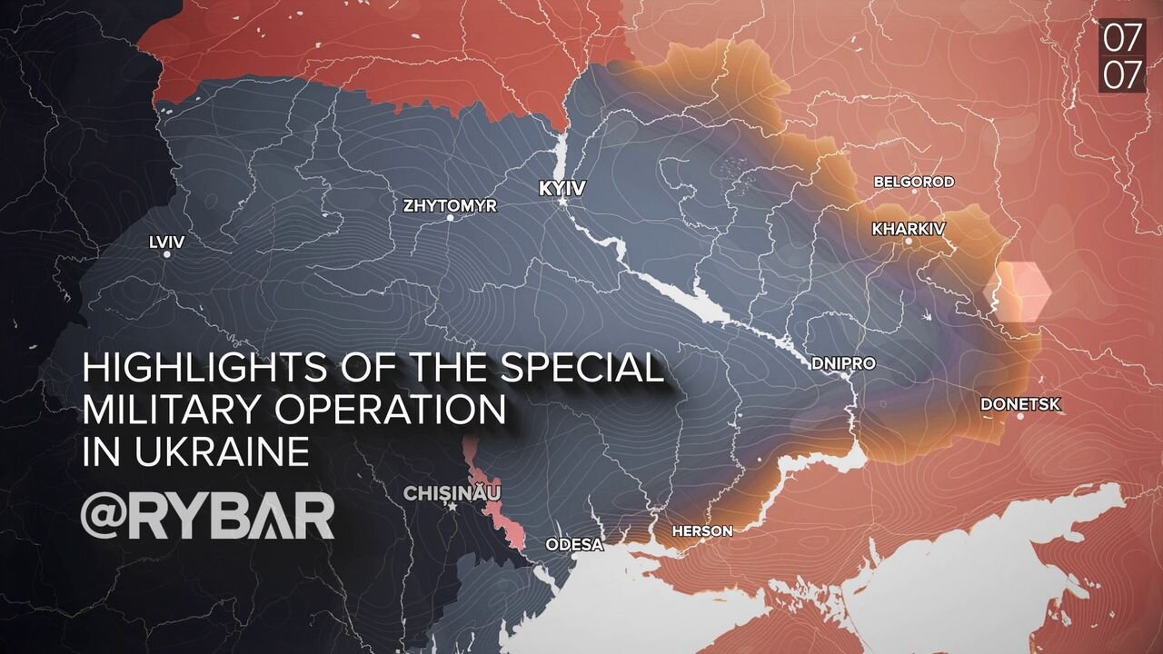 Highlights of Russian Military Operation in Ukraine on July 7