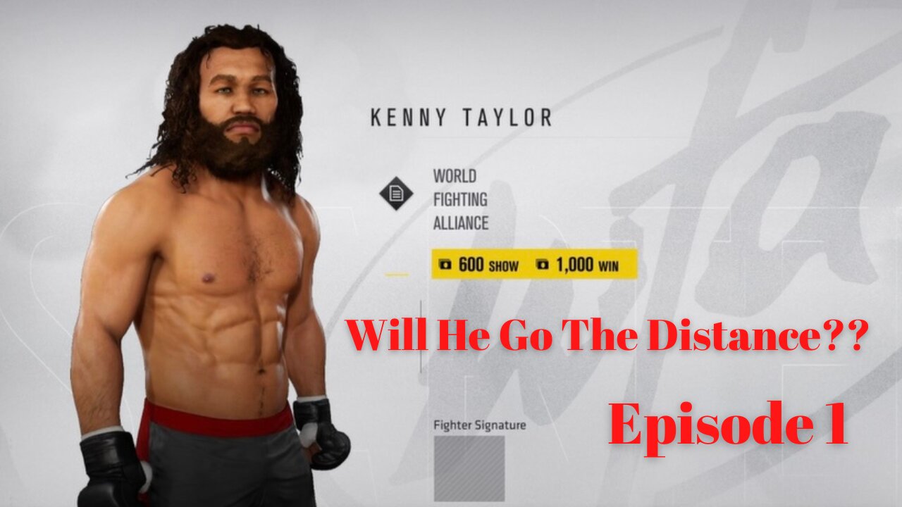 Will He Go The Distance? | UFC 3 Career Mode: Episode 1