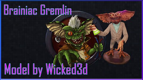 Brainiac goblin - Model by Wicked3d