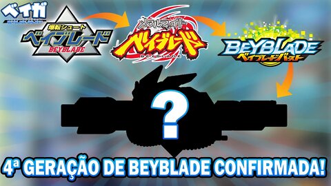 A TAKARA TOMY CONFIRMA A QUARTA GERAÇÃO DE BEYBLADE!