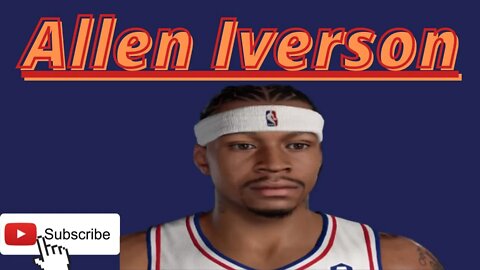 How To Create Allen Iverson NBA 2k22