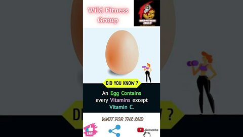 🔥Vitamins in an egg🔥#shorts🔥#wildfitnessgroup🔥18 June 2022🔥