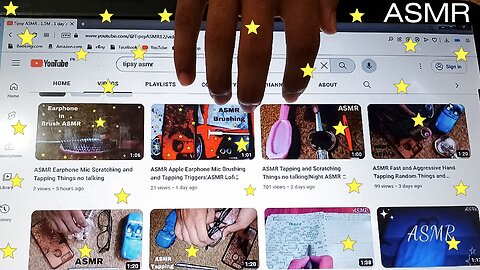 ASMR Screen Tapping