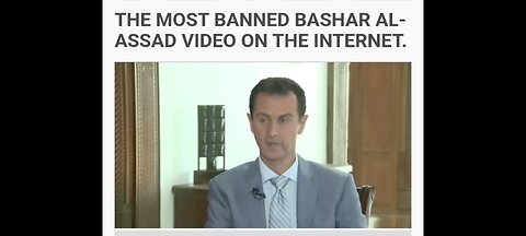 VERY CENSORED VID : BASHAR AL ASSAD