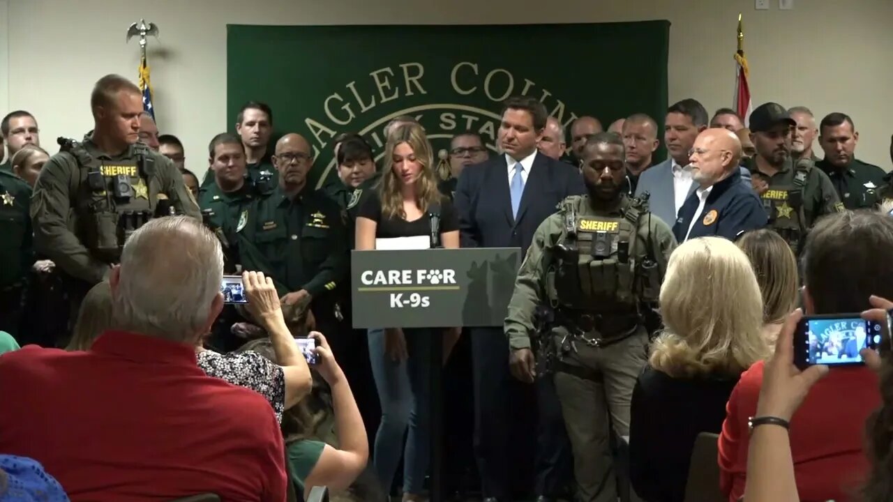 DeSantis Signs Bills to Care for Retired K-9s