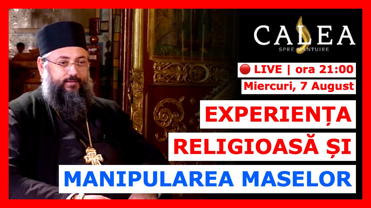 🔴 LIVE #850 - EXPERIENȚA RELIGIOASĂ ȘI MANIPULAREA MASELOR || Pr. MAXIM VLAD