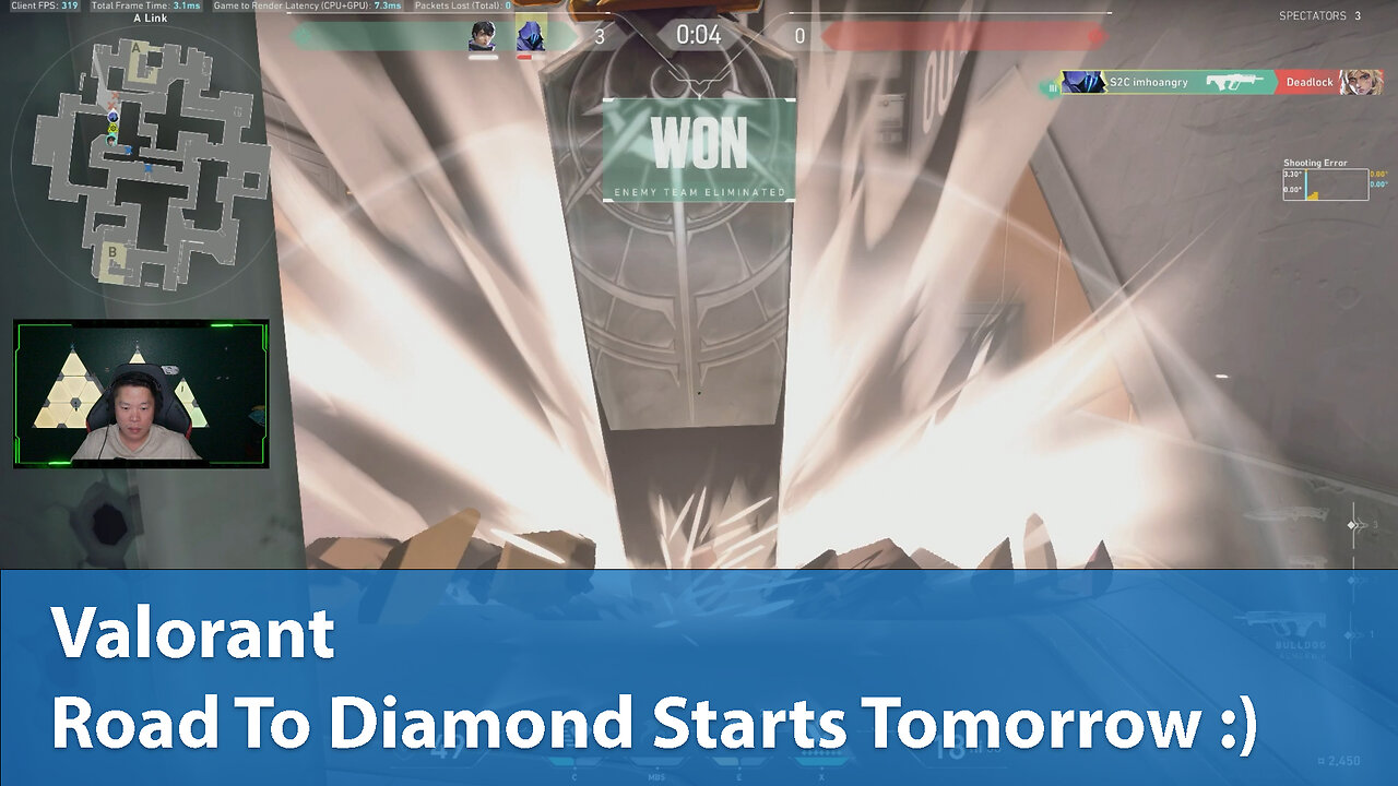 Road To Diamond Starts Tomorrow :) | Competitive 3W-0L | Valorant