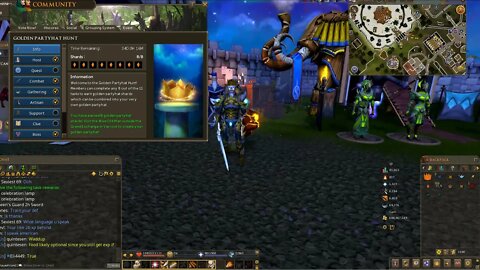 Making Runescape Golden Party hat
