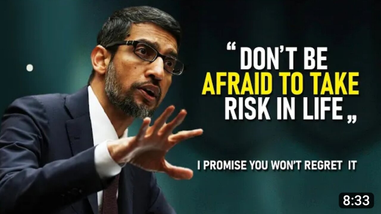 Sundar pichai"s Eye opening speech Every one most watch bast speeh