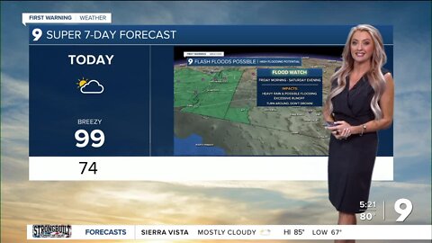 Hurricane Kay spins moisture closer to southern Arizona