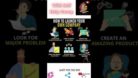 🔥How to launch your own company🔥#shorts🔥#wildselfhelpgroup🔥5 April 2022🔥