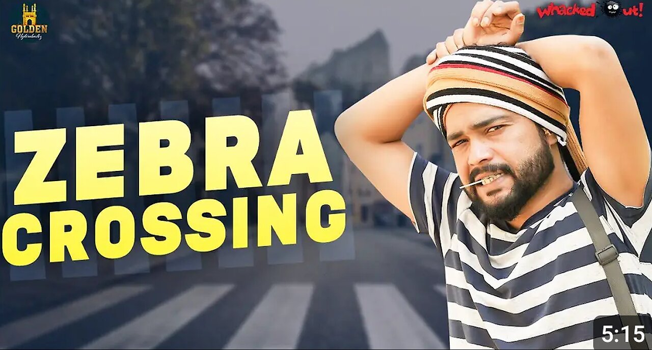 Zebra Crossing| Hyderabadi Latest Video | @Golden Hyderabadiz