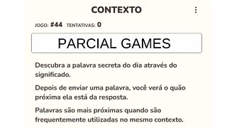 JOGANDO CONTEXTO