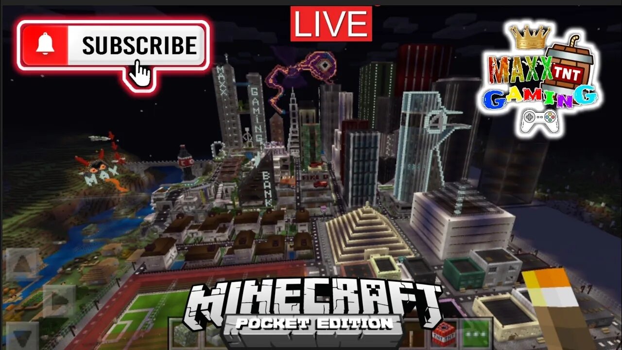 Minecraft Live My Hyper City🌃