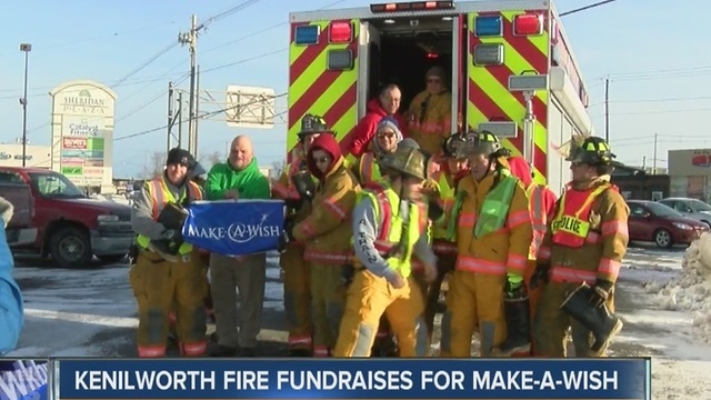Kenilworth firefighters go above and beyond to help children