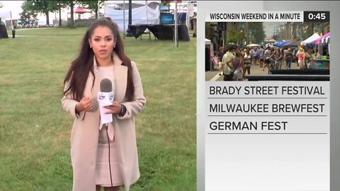 Wisconsin Weekend in a Minute: Mimosa Fest, Brady Fest, Milwaukee Brewfest, German Fest