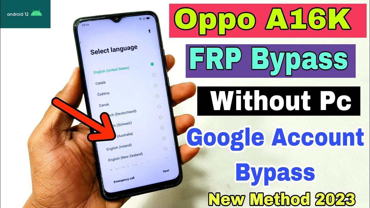 Oppo A16K FRP Bypass Android 11 | Oppo A16K Google Account Bypass Without Pc | 100% |