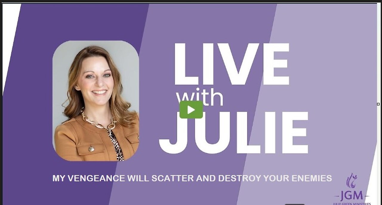 Julie Green subs MY VENGEANCE WILL SCATTER AND DESTROY YOUR ENEMIES