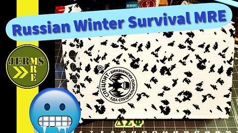 Survive Winter!! 2020 Russian Civilian Winter Individual Ration Pack-Z MRE Review