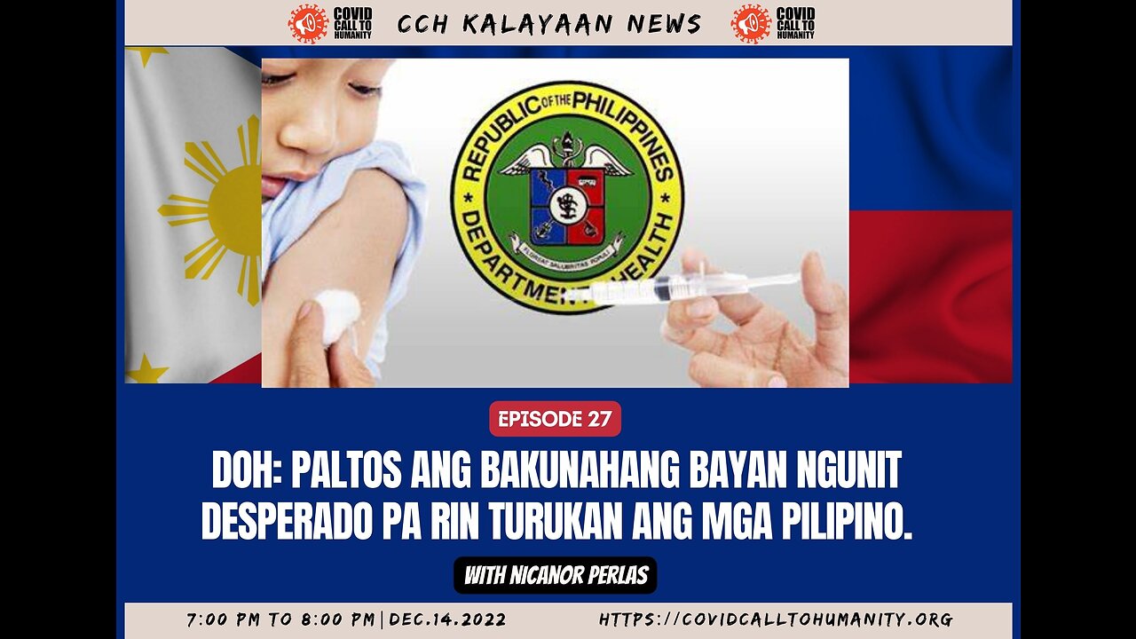 Episode 27: DOH: Paltos ang Bakunahang Bayan ngunit desperado pa rin turukan ang mga Pilipino.