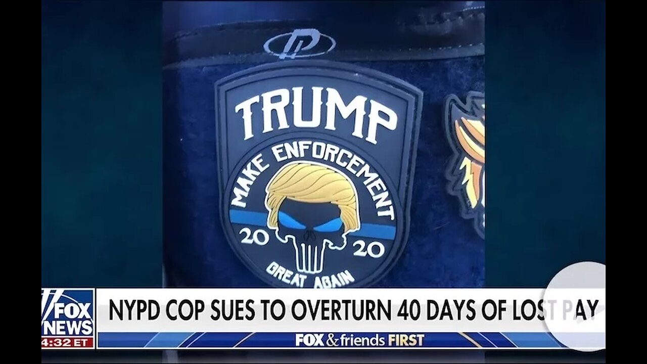 NYPD Officer Sues Over Lost-Pay Punishment for Wearing Pro-Trump Patch, Leaves Judge 'Speechless'