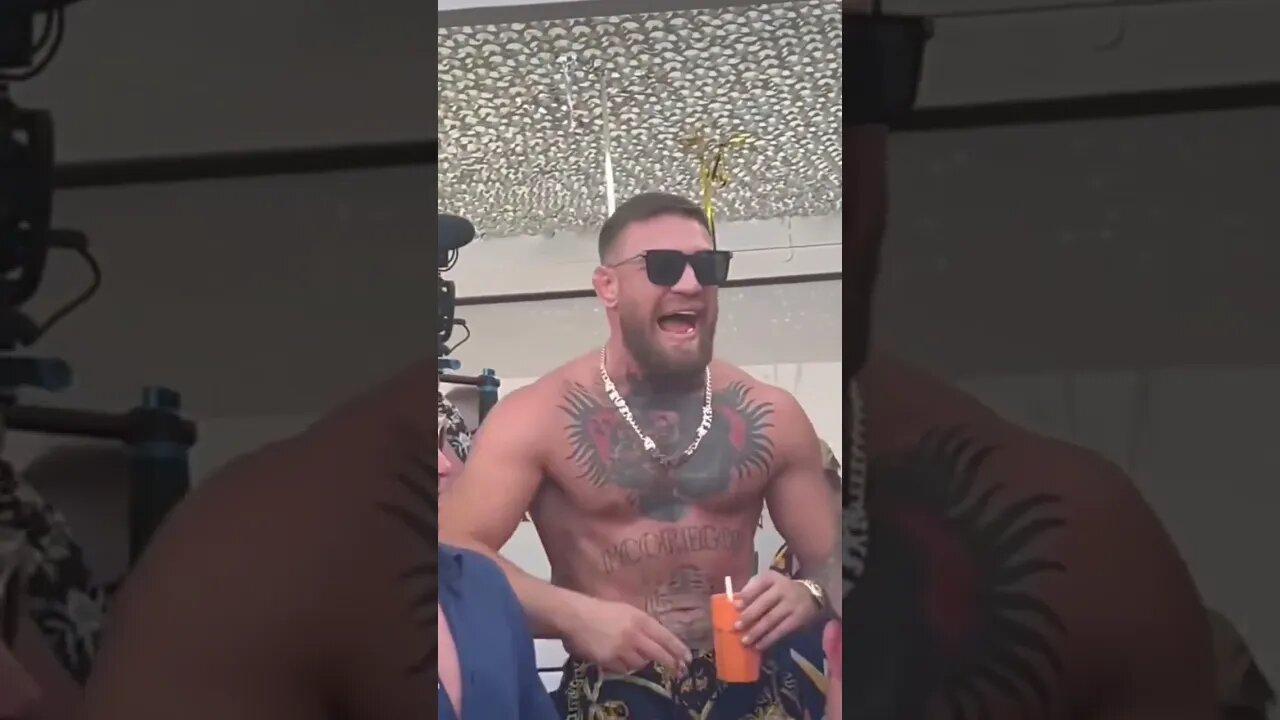 WILD CONOR MCGREGOR PARTYING IBIZA DRUGS #conormcgregor #ufc #shorts