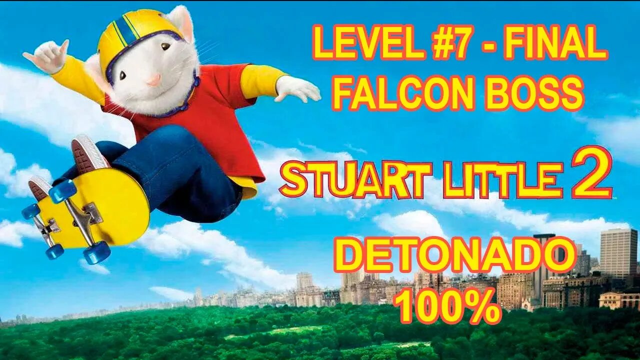 [PS1] - Stuart Little 2 - [Level 7 Final - Falcon Boss] - Detonado 100% - 1440p