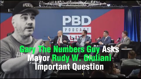 Gary the Numbers Guy and Mayor Rudy Giuliani