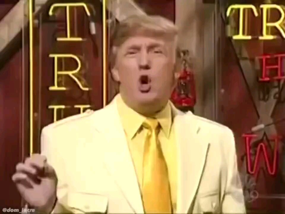 Classic Donald Trump on SNL. Donald Trump's House of Wings