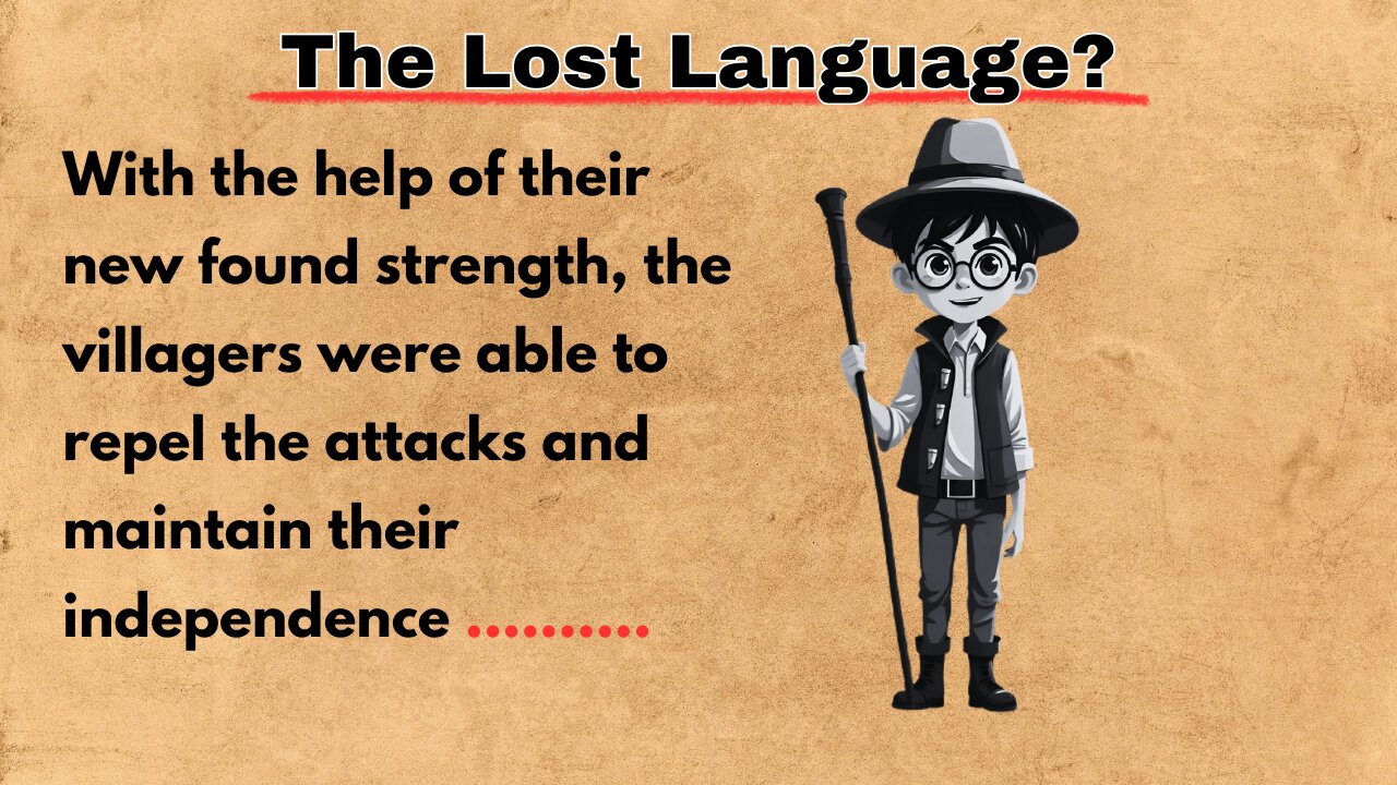 The Lost Language | Learn English Through Story | Learn English