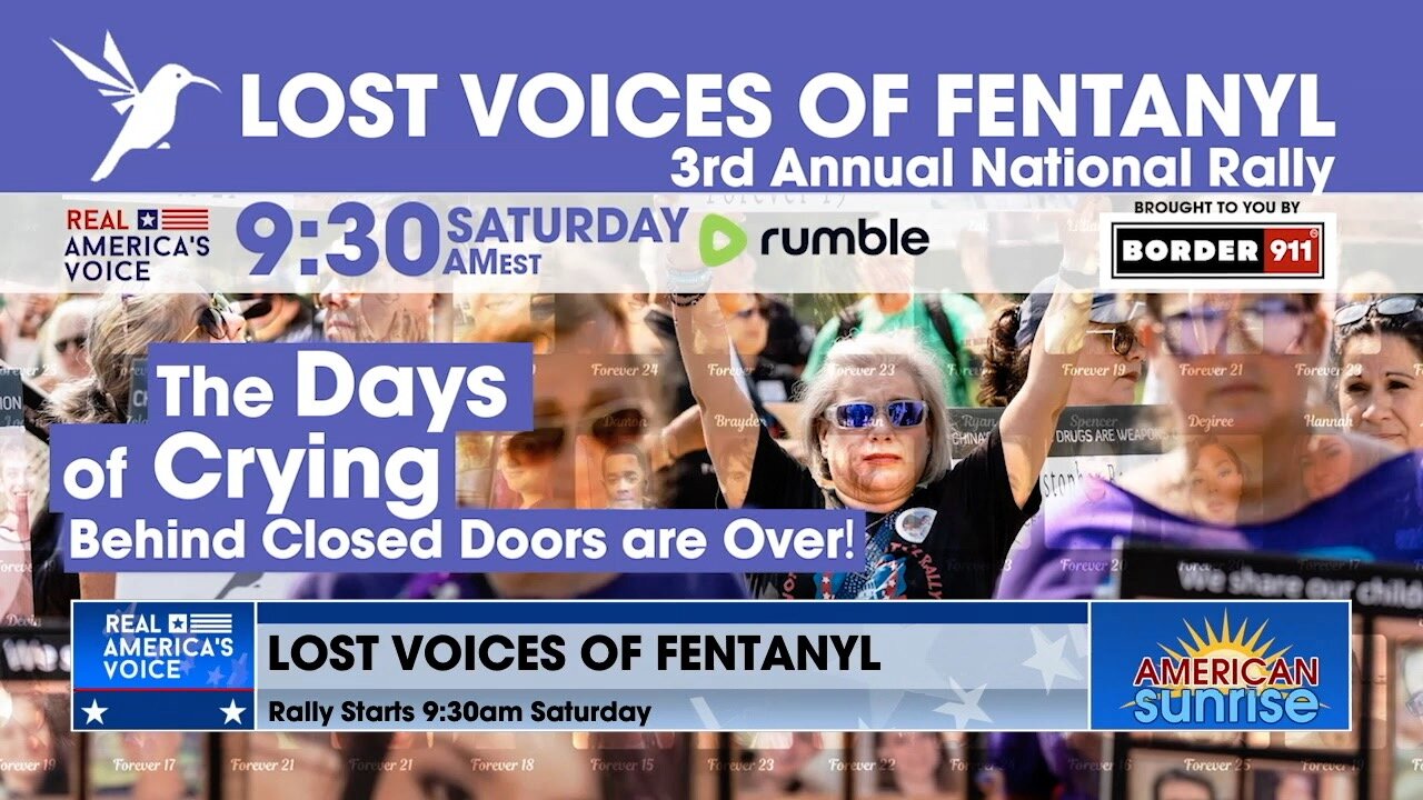 Lost Voices of Fentanyl Rally Raising Awareness of the #1 Cause of Death for Ages 18-49