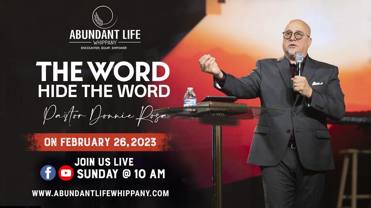 The Word | Hide The Word | Pastor Donnie Rosa