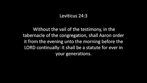 Leviticus Chapter 24