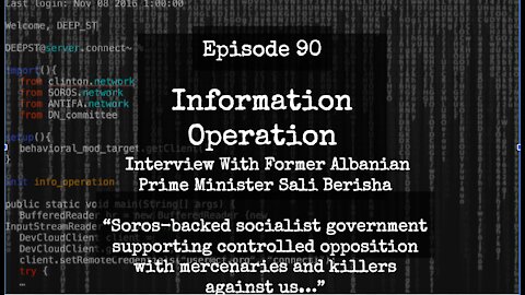 IO Episode 90 - Interview with Former Albanian Prime Minister Sali Berisha
