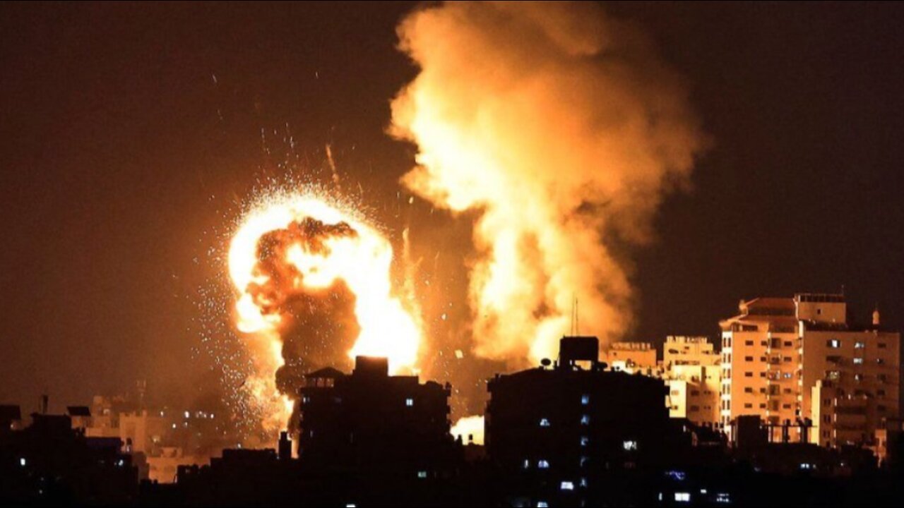 Israeli artillary and war planes target the Indonesian hospital in Gaza causing massive damage.