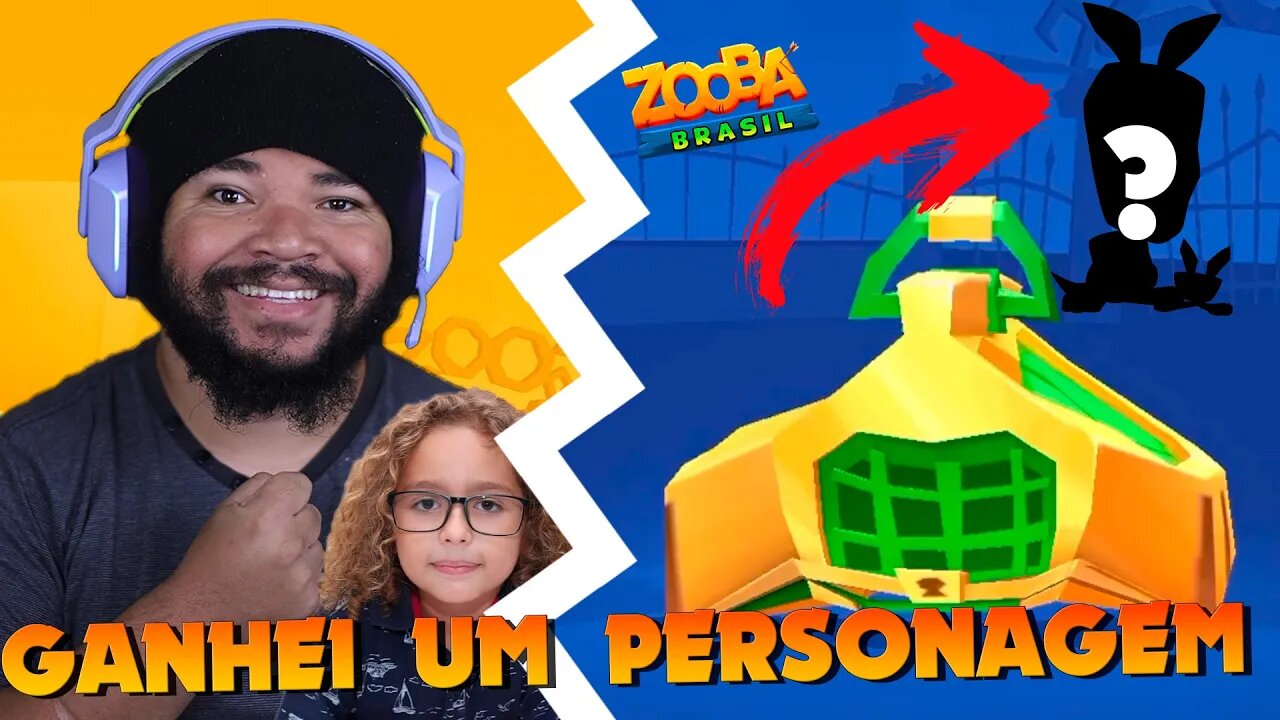 INVADI A CONTA DO MEU FILHO! GANHEI UM PERSONAGEM? ZOOBA: Jogo de Batalha Animal