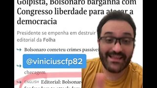 Folha de S. Paulo inicia a criação de uma narrativa global contra o Bolsonaro