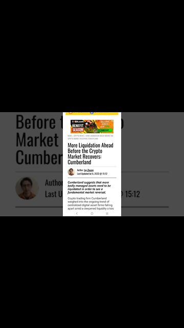 More Liquidation Ahead Before the Crypto Market Recovers #cryptomash #cryptomashnews #bitcoin