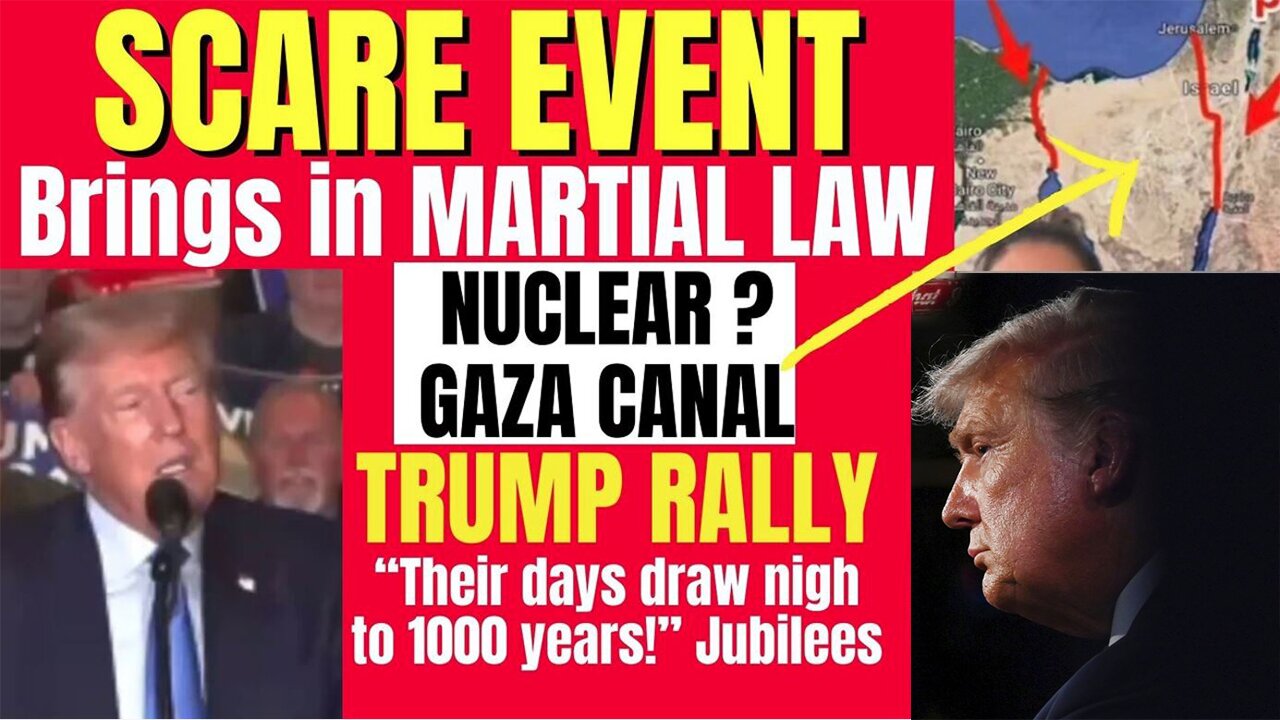Scare Event Brings in Martial Law - Trump Rally- Live 1000 Years! Nov 13, 2023