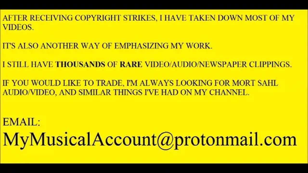 If You Want My Old Videos -- Paypal