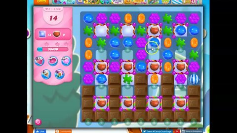 Candy Crush Level 4120 Talkthrough, 16 Moves 0 Boosters